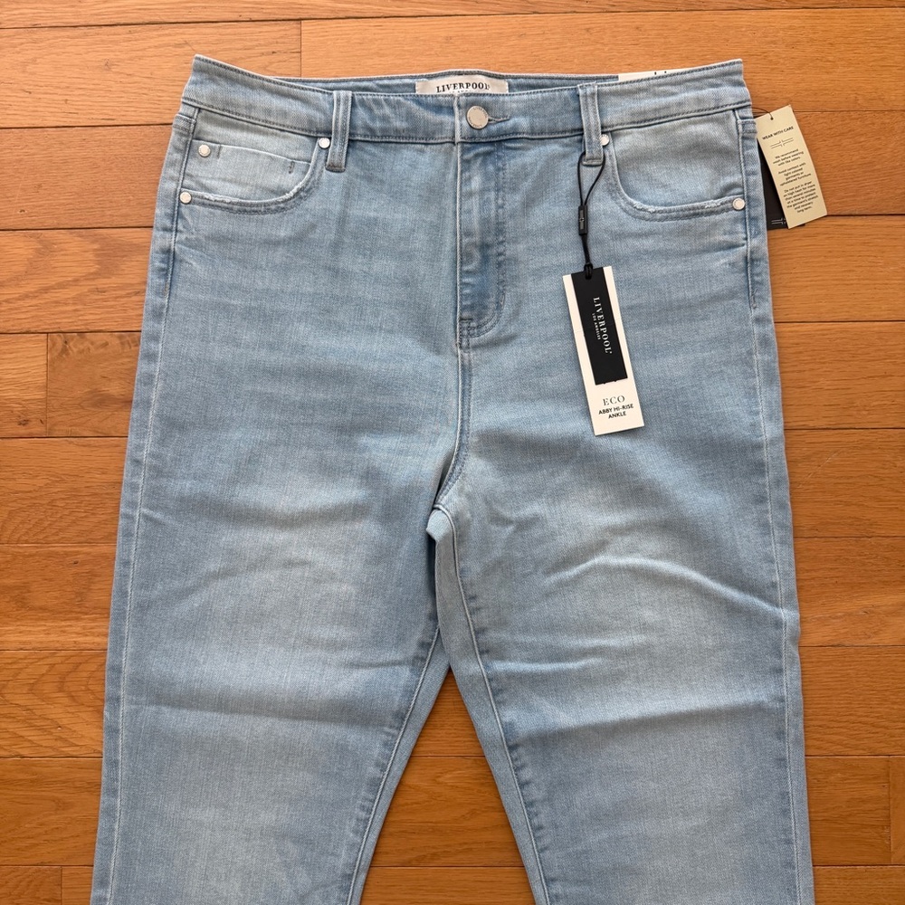 NWT Liverpool Abby Hi-Rise Ankle Keniston Blue Jeans Size 12/31 Women - Picture 4 of 14